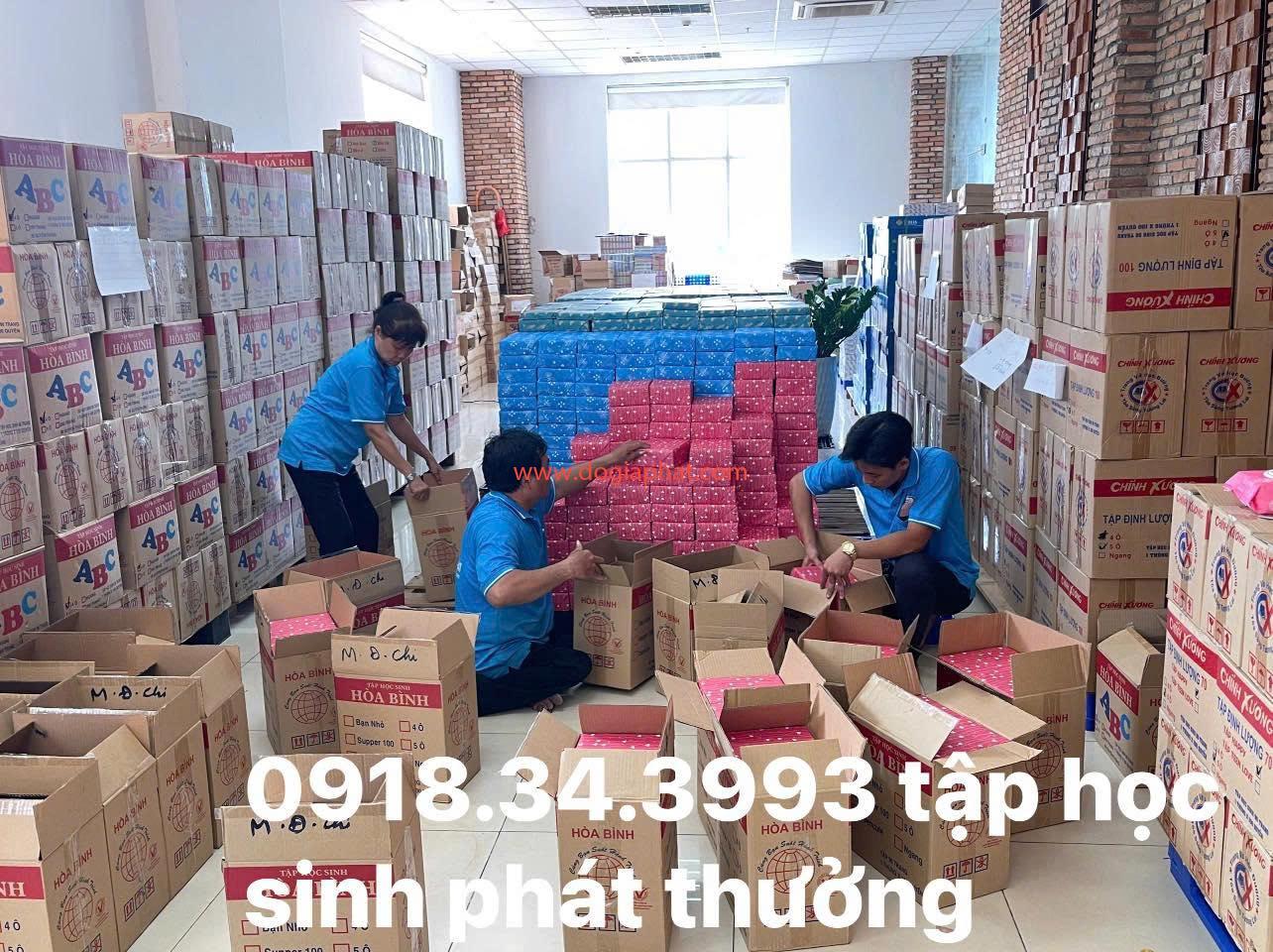 TẬP VỞ HỌC SINH PHÁT THƯỞNG GIÁ SỈ BAO VAT